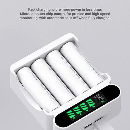 Eco-Friendly Battery Charger and Storage Case