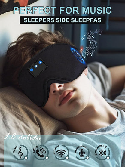 Bluetooth Sleep Mask with Headphones